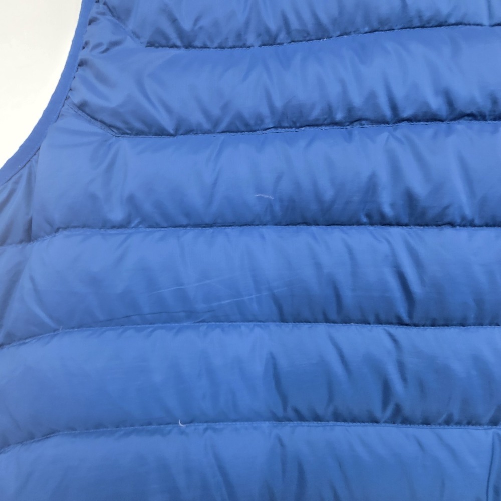 Eddie Bauer STORMDOWN 800 Down Puffer Vest Men's 2XL Blue Full Zip Pockets Warm - Picture 12 of 16